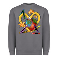 Storm heart pencil Heavyweight Sweatshirt - NancyCooperArtShop