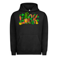Pigment Black Western Luck With Gnome And Beer Urban Hoodie - BundleAndBundleShop