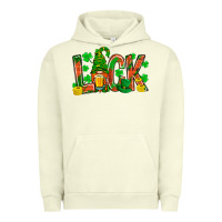Pigment Pistachio Western Luck With Gnome And Beer Urban Hoodie - BundleAndBundleShop