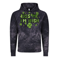 Cloud Black kiss me i'm irish Vintage Hoodie - MaliasSmallBusiness