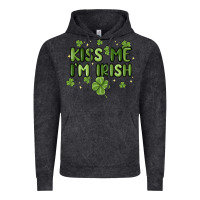Vintage Black kiss me i'm irish Vintage Hoodie - MaliasSmallBusiness
