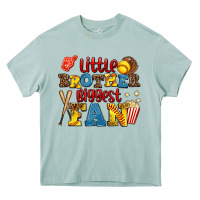 Little Brother Biggest Fan Heavy Core Tee | Teevron
