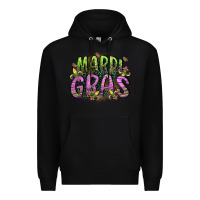 Black mardi gras Premium Hoodie - CowGirlArtShop