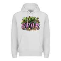 Dove Grey mardi gras Premium Hoodie - CowGirlArtShop