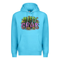 Ocean Blue mardi gras Premium Hoodie - CowGirlArtShop