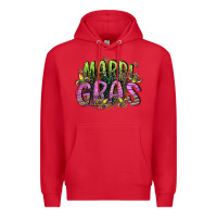 Red mardi gras Premium Hoodie - CowGirlArtShop