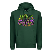 Sports Green mardi gras Premium Hoodie - CowGirlArtShop