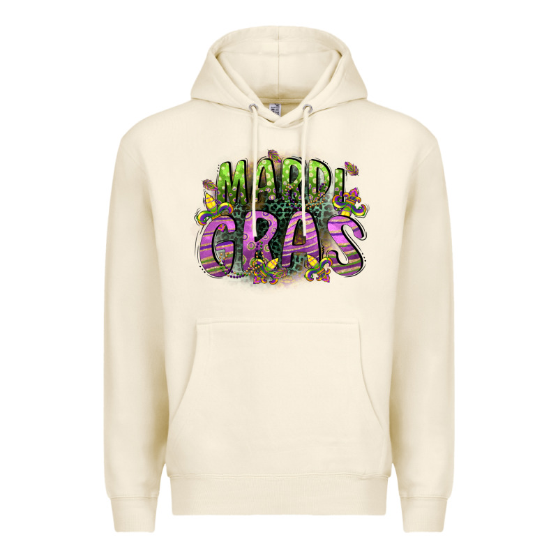 Mardi Gras Premium Hoodie by CowGirlArtShop | Teevron