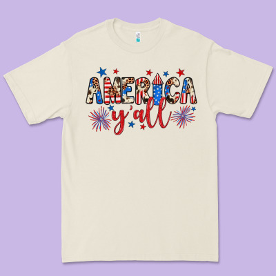 American Y'all Premium Tee Designed By Jahusdesignshop