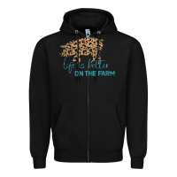 Black Life is Better on the Farm Zipper Hoodie - Bettercallsaul
