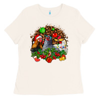 Bone Christmas party and chickens Ladies Tee - AdoDesignShop