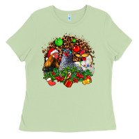 Matcha Christmas party and chickens Ladies Tee - AdoDesignShop