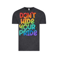 Vintage Black dont hide your pride Vintage Tee - MaliasSmallBusiness