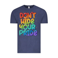 Vintage Denim dont hide your pride Vintage Tee - MaliasSmallBusiness