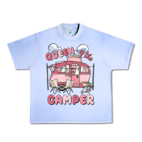Grape Ice queen of the camper Urban Heavy Tee - MaliasSmallBusiness