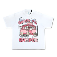 White queen of the camper Urban Heavy Tee - MaliasSmallBusiness
