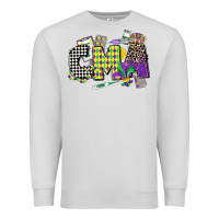 Dove Grey cma mardi gras certified medical assistant Premium Sweatshirt - CowGirlArtShop