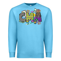 Ocean Blue cma mardi gras certified medical assistant Premium Sweatshirt - CowGirlArtShop