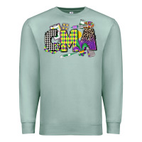 Seafoam cma mardi gras certified medical assistant Premium Sweatshirt - CowGirlArtShop