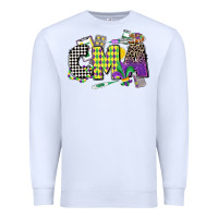 White cma mardi gras certified medical assistant Premium Sweatshirt - CowGirlArtShop