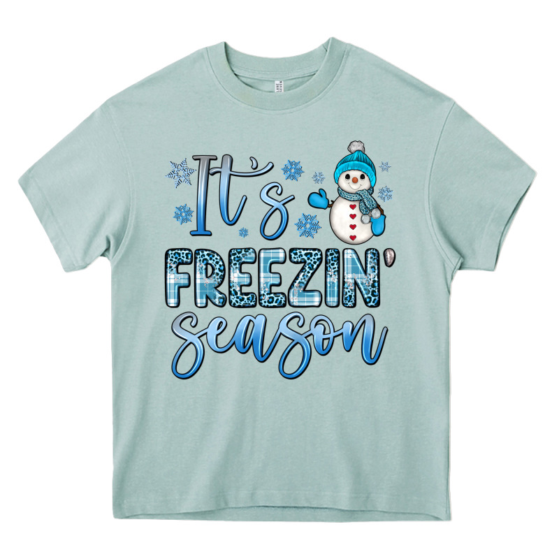 It S Freezin Season Heavy Core Tee by JahusDesignShop | Teevron