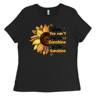 Black when you can't find the sunshine be the sunshine Ladies Tee - JahusDesignShop