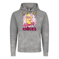 Cloud Rock i'm just here for the chicks Vintage Hoodie - MaliasSmallBusiness