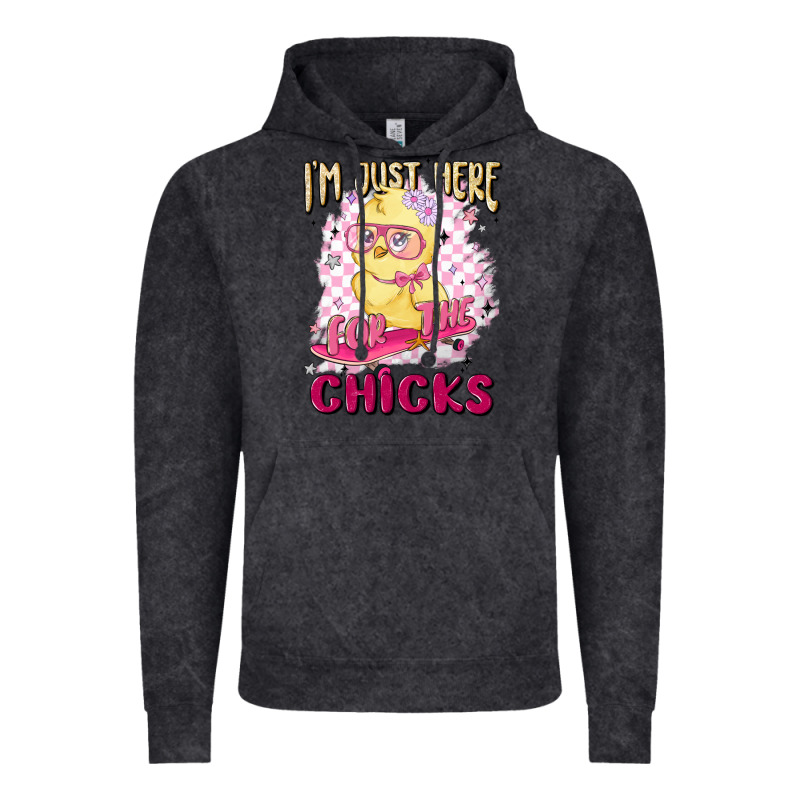 I'm Just Here For The Chicks Vintage Hoodie by MaliasSmallBusiness | Teevron
