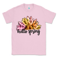 Bubblegum Pink hello spring Classic Tee - MaliasSmallBusiness