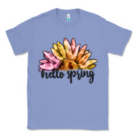 Colony Blue hello spring Classic Tee - MaliasSmallBusiness