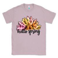 Lilac hello spring Classic Tee - MaliasSmallBusiness