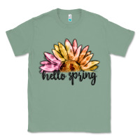 Sage hello spring Classic Tee - MaliasSmallBusiness