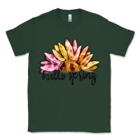 Sports Green hello spring Classic Tee - MaliasSmallBusiness