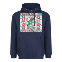 Navy dino mite egg hunter Heavyweight Hoodie - TumblerDesignByShophia