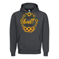 Smoke Happy Fall Sunflowers Zipper Hoodie - Bettercallsaul