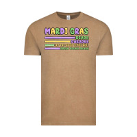 Vintage Coffee mardi gras beads Vintage Tee - MaliasSmallBusiness