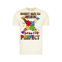Vintage Arctic society says i'm autistic god says i'm perfect Vintage Tee - JahusDesignShop