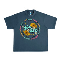 Midnight Navy you are inspiration Urban Heavy Tee - MaliasSmallBusiness