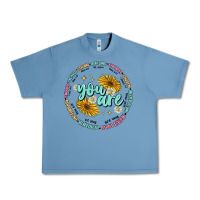 Pebble Blue you are inspiration Urban Heavy Tee - MaliasSmallBusiness