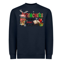 Navy teachers always make the nice list Heavyweight Sweatshirt - MaliasSmallBusiness