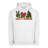 Pigment Lunar Rock Peace Love Nutcrackers Urban Hoodie - BundleAndBundleShop