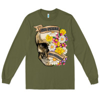 Army Green kinda emotional kinda emotionless Long Sleeve Tee - MaliasSmallBusiness