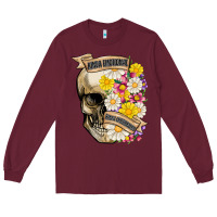 Burgundy kinda emotional kinda emotionless Long Sleeve Tee - MaliasSmallBusiness