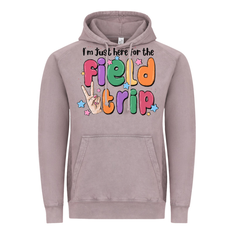 I'm Just Here For The Field Trip Vintage Hoodie by MaliasSmallBusiness | Teevron