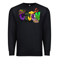 Black cajun to the core mardi gras Premium Sweatshirt - CowGirlArtShop