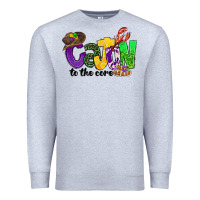 Cajun To The Core Mardi Gras Premium Sweatshirt | Teevron
