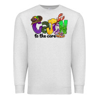 Oatmeal Heather cajun to the core mardi gras Premium Sweatshirt - CowGirlArtShop