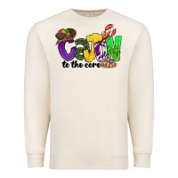 Sandshell cajun to the core mardi gras Premium Sweatshirt - CowGirlArtShop