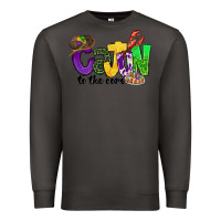 Smoke cajun to the core mardi gras Premium Sweatshirt - CowGirlArtShop