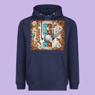 Senior 2023 Volleyball Heavyweight Hoodie Designed By Tumblerdesignbyshophia